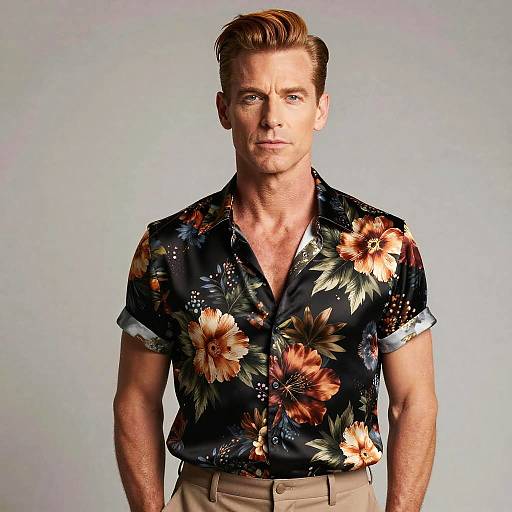 Confident Queer Middle-Aged Man Portrait