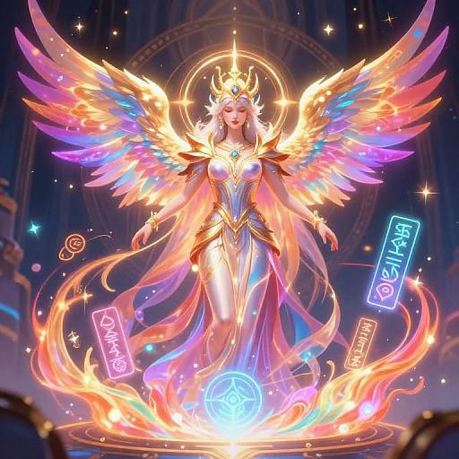 Futuristic God OC Generator Interface