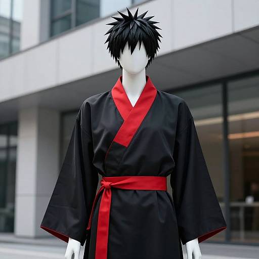 Futuristic Mannequin in Cyberpunk Fashion