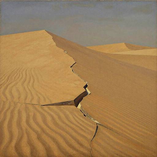 Expressionist Fractured Desert Dune