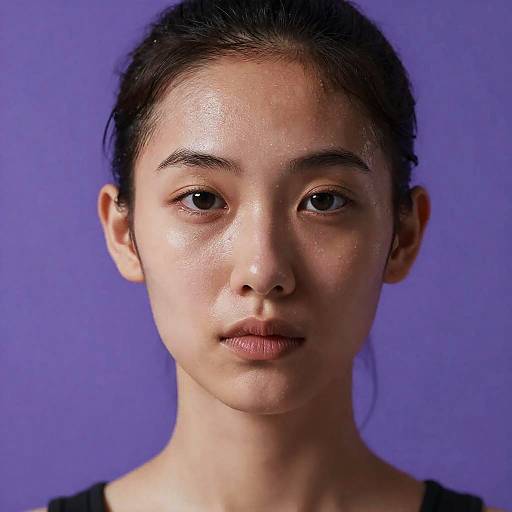 Hyperrealistic Alien Portrait Sweating