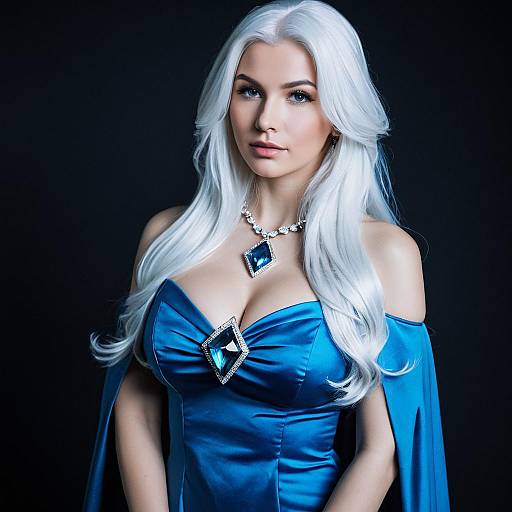 Enchanting Blue Diamond Cosplay Portrait