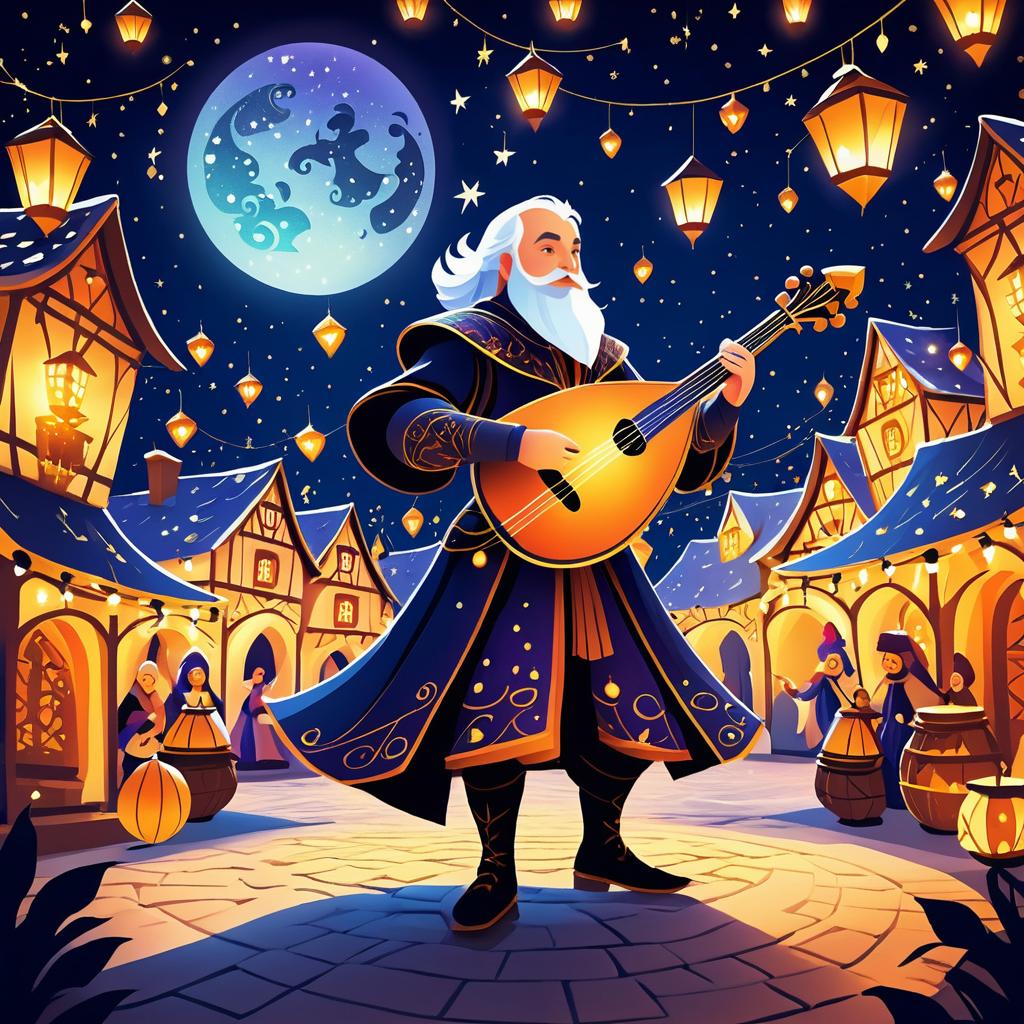 Heroic Bard Enchants Festival with Lute