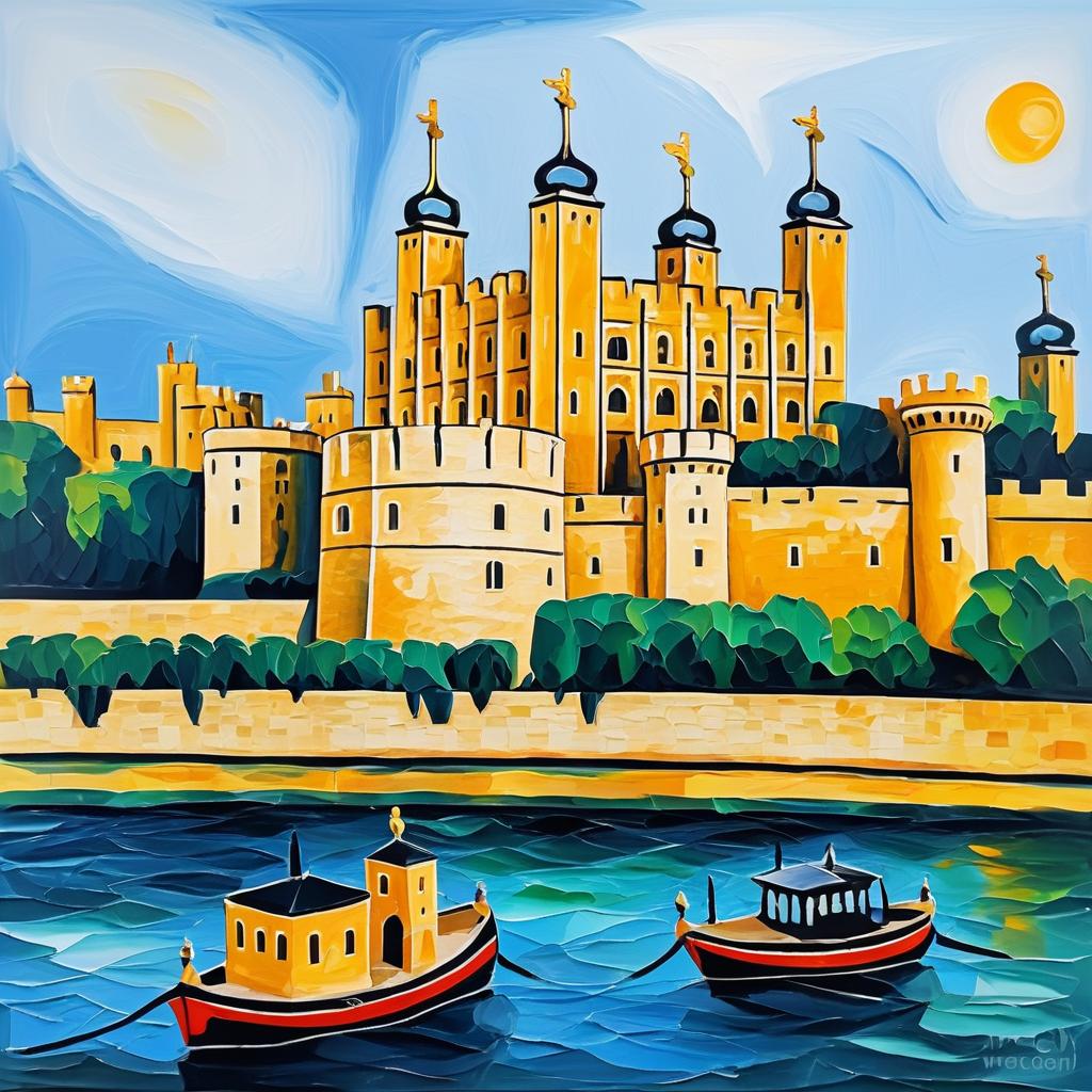 Cubist Interpretation of Tower of London