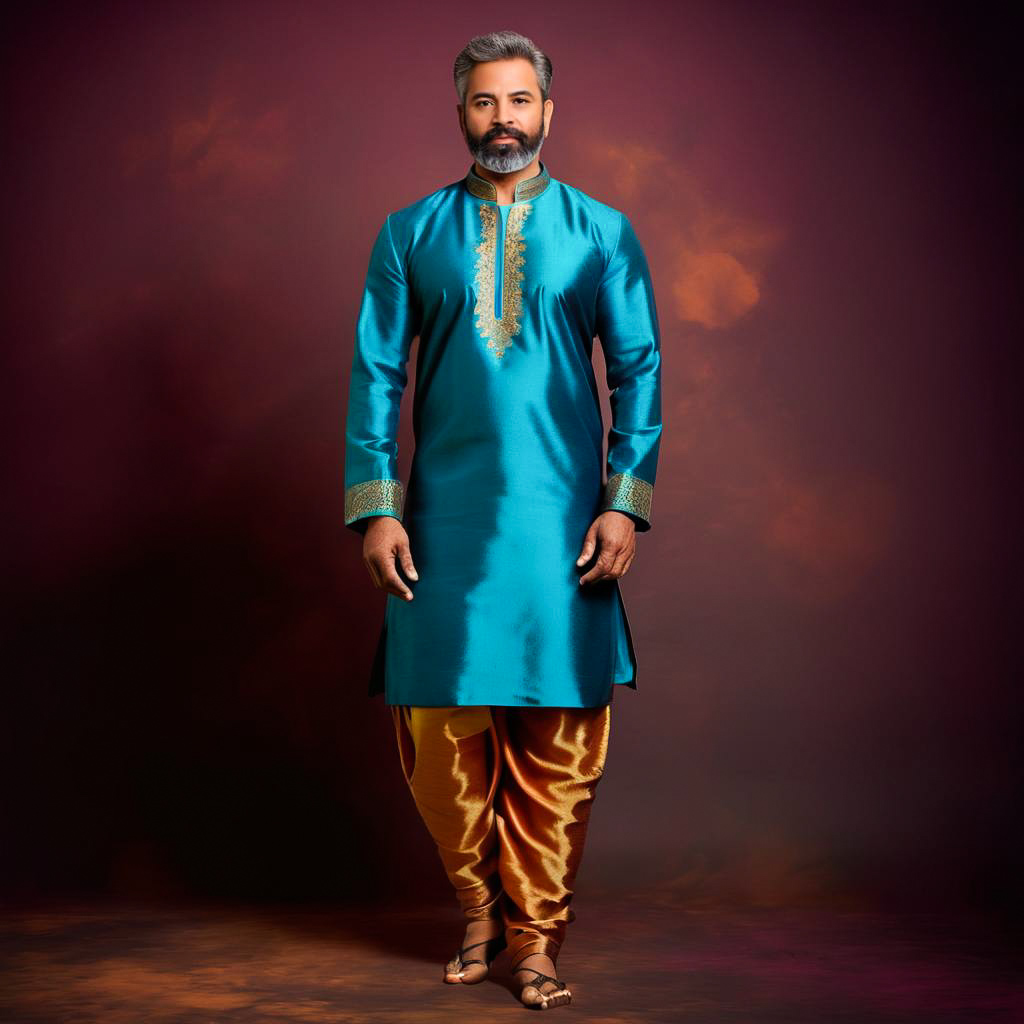 Confident Man in Diwali Attire Portrait