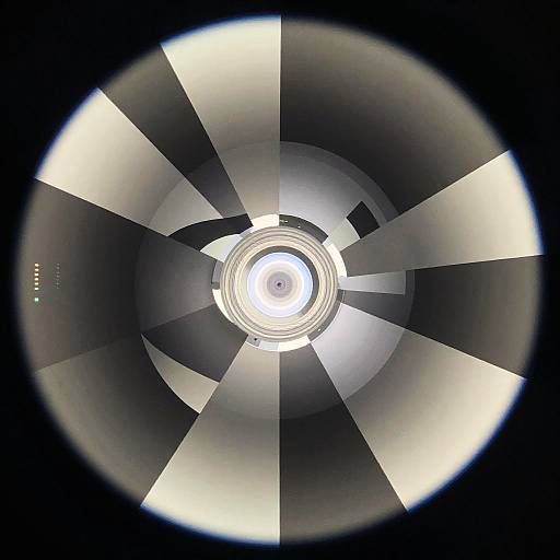 Fisheye Abstract Geometric Album Covers