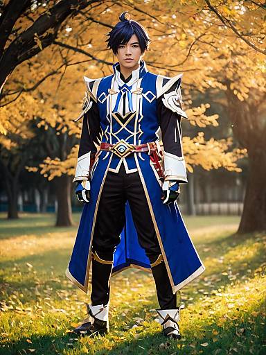Full-Body Childe Genshin Outfit Cosplay