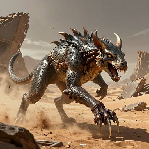 Fierce Female Deathclaw Attack