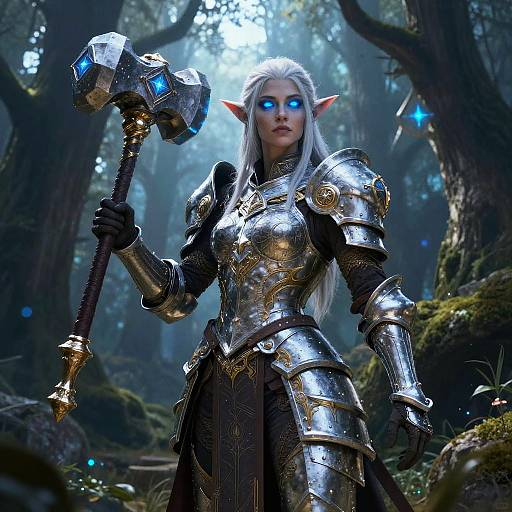 Mystical Female Draenei Paladin