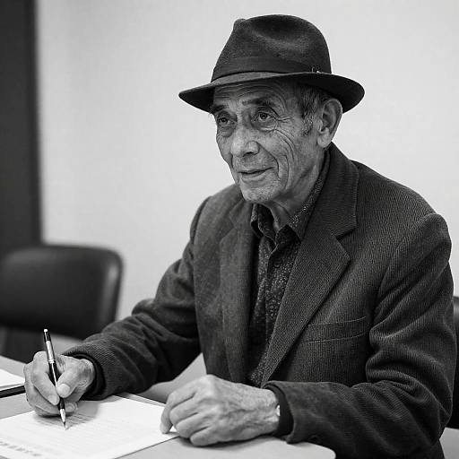 Elegant Portrait of an Older Man