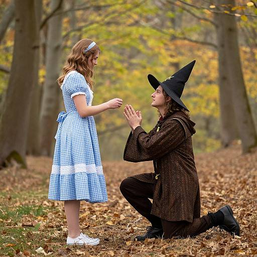 Whimsical Wizard's Autumn Proposal