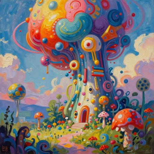 AI Photo to Vibrant Digital Painting