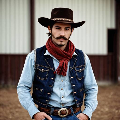 Western Cowboy Gambler Costume Portrait