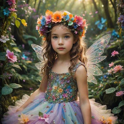 Playful Fairy in Magical Glade