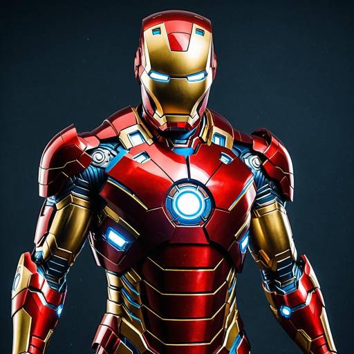 Iron Man Red and Gold Armor Cosplay