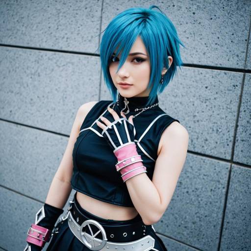 Aqua Kingdom Hearts Cosplay Costume Design