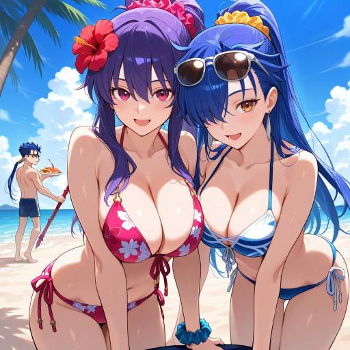 Summer Beach Fun with Cu Chulainn