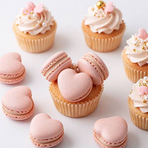 Romantic Blush-Pink Dessert Elegance