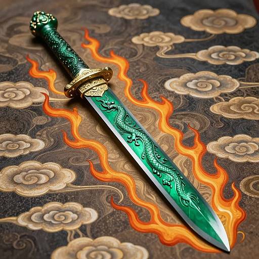 Ming Dynasty Guan Yu Blade Art