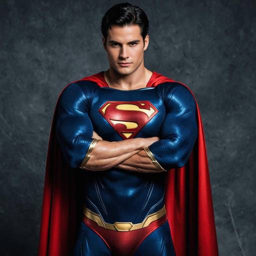 Man in Realistic Superman Costume