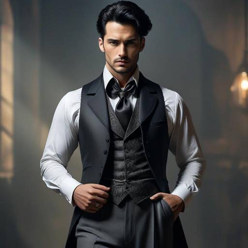 Stylish Vintage Formal Wear Showcase