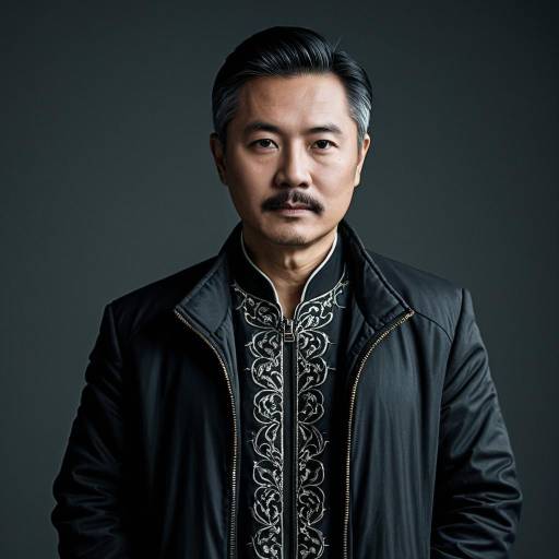 Mature Male in Casual Chinese Attire