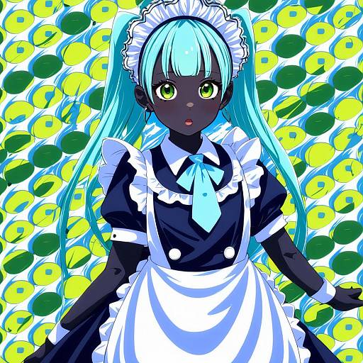 Illustration of Andou mahoro, mahoromatic in the style of Tatsumi ray