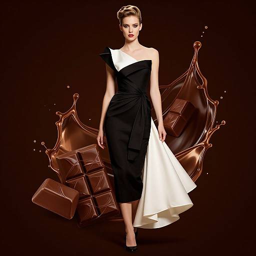 Chocolates Fashion Splash Art