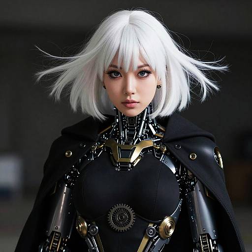 Cybernetic Korean Beauty Portrait