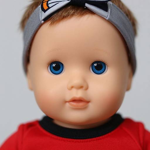 Close-Up of Doll with Red Shirt