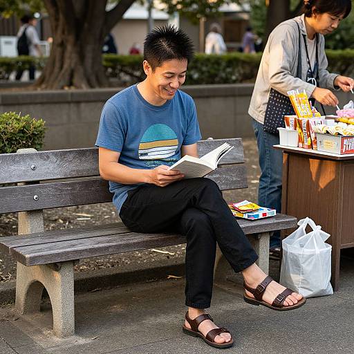 Relaxed Park Scene in Hiroshima