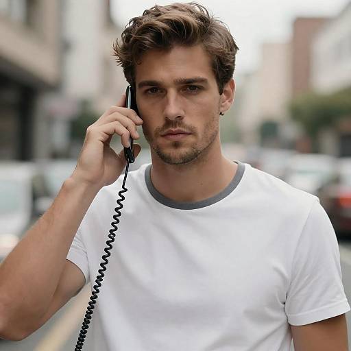 Intriguing Portrait of a Serious Man