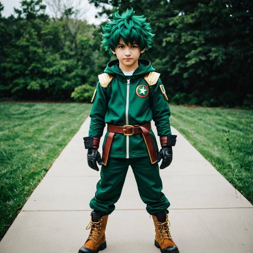 Deku's Unique Hero Costume Showcase