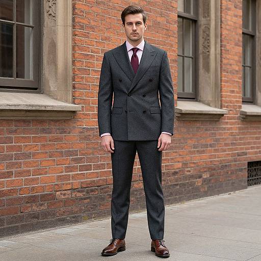 Dapper Man in Historic Brick Setting