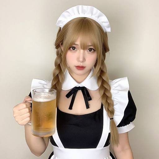 Realistic Adult Beer Maid Costume