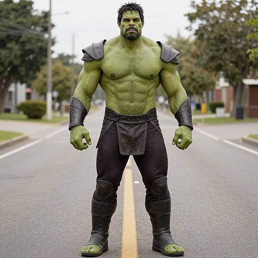 Realistic Hulk Ragnarok Costume Portrait
