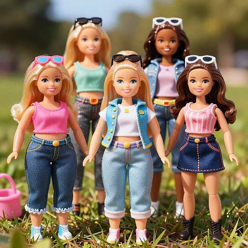 Obese Barbie Dolls in Sunny Park
