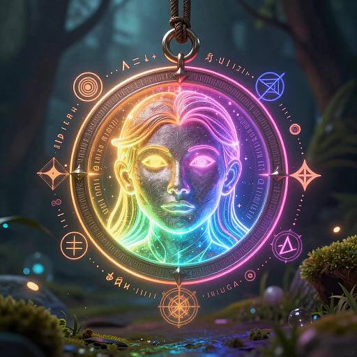 Magical Amulet Transforming Expressions