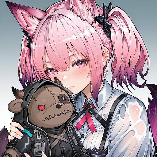 Illustration of Morte (arknights), arknights in the style of Takayama toshinori