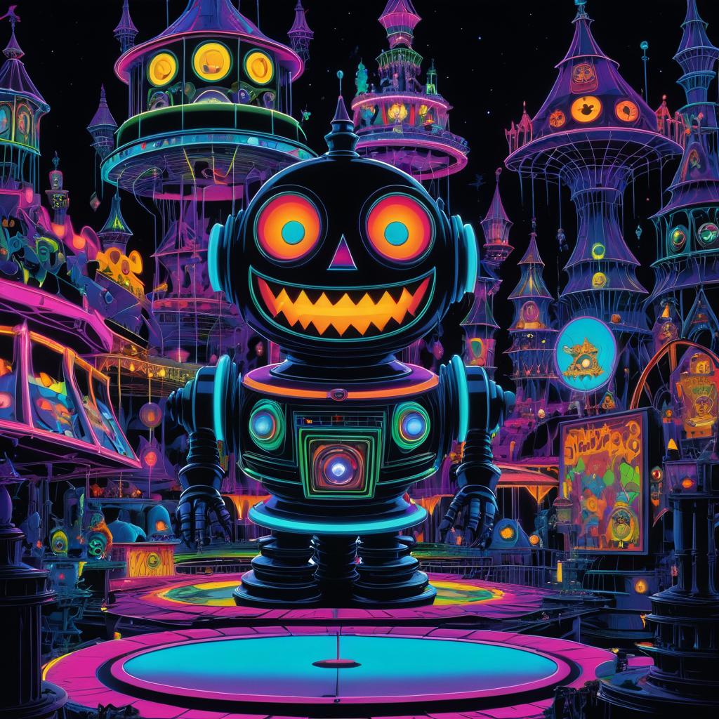 Haunted Retro Amusement Park Adventure