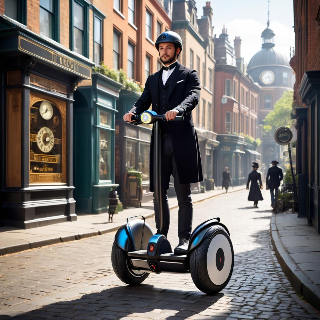 Victorian Time-Traveling Segway Design