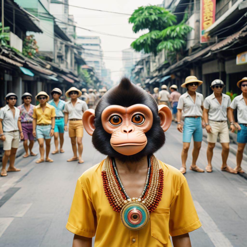 Time-Traveling Monkey in 1980s Bangkok