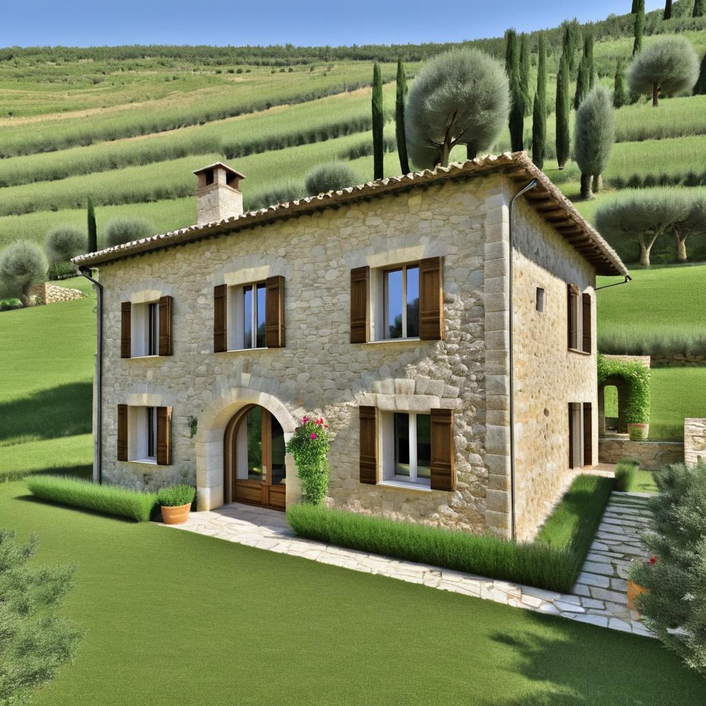 Rustic Stone Villa in Scenic Tuscany