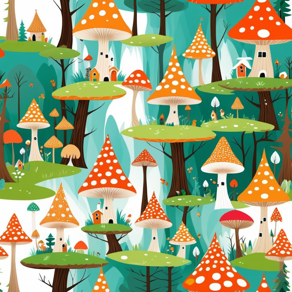 Whimsical Scandinavian Forest Creatures