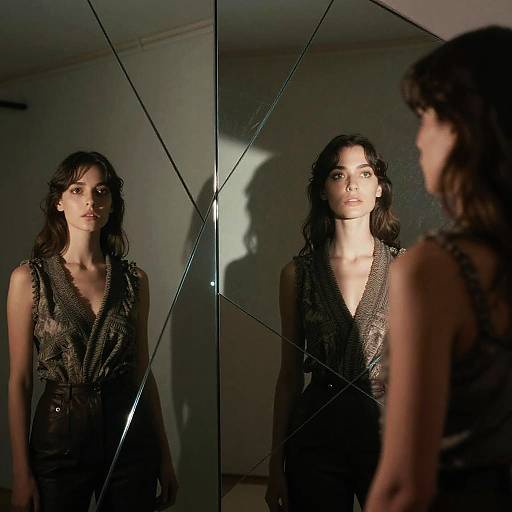 Moody Vanity Photoshoot with Mirrors