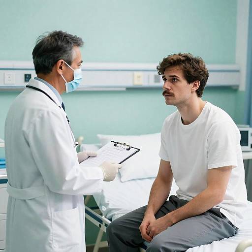 Intense Hospital Interaction Between Doctor and Patient
