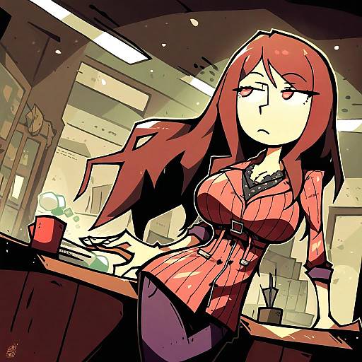 Illustration of Mugino shizuri, toaru majutsu no index in the style of Setz