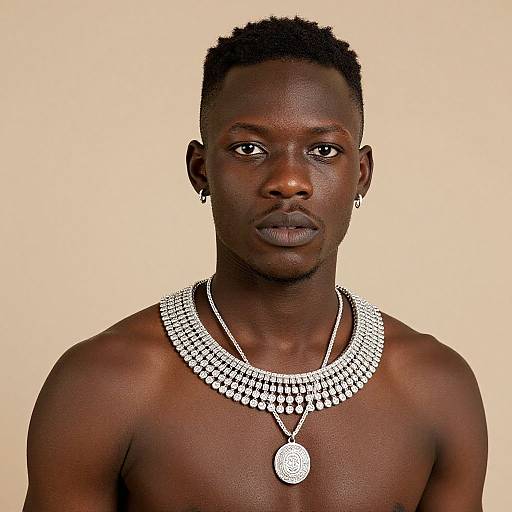 Mbaku Costume on Dark-Skinned Male