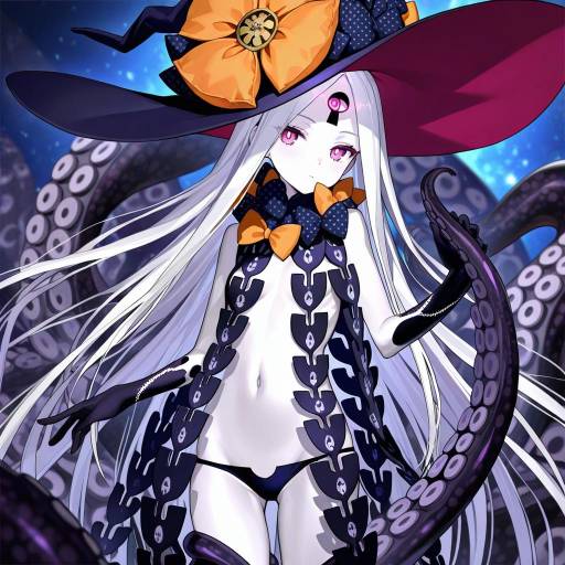 Illustration of Abigail williams (third ascension) (fate), fate/grand order in the style of Wada arco
