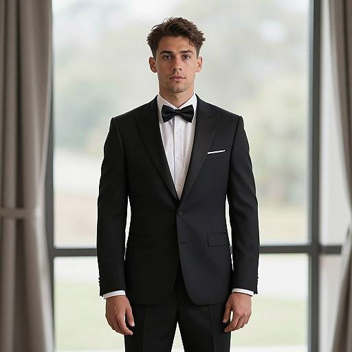 Elegant Male Crossdressing Wedding Attire